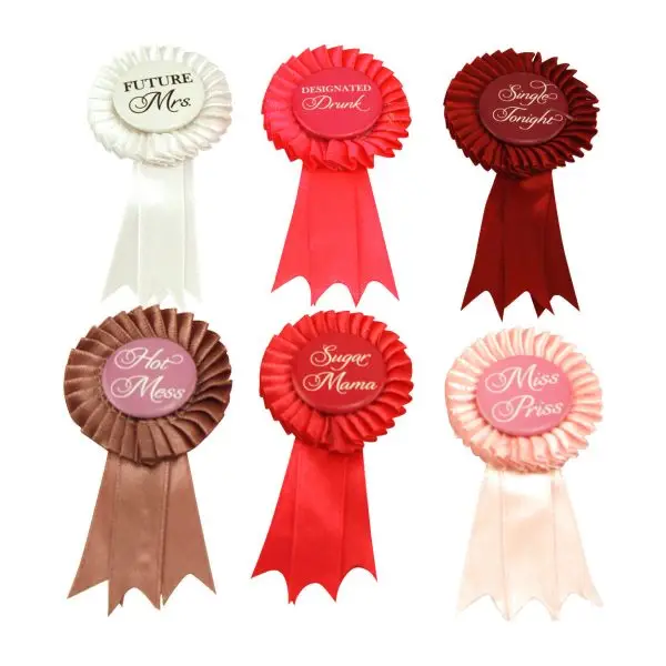 Award Ribbons for Bachelorette Parties